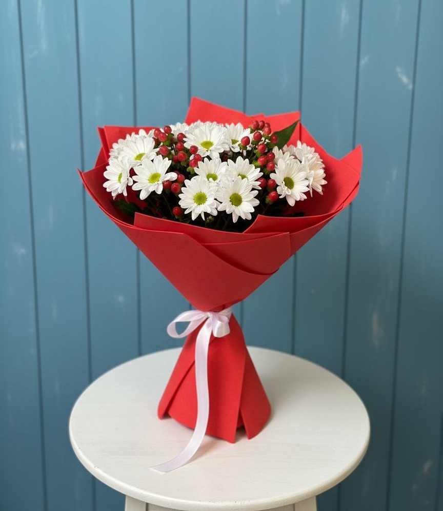 Букет цветов из: Хризантемы в Балтаси