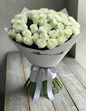 Букет 35 Белых роз в Балтаси