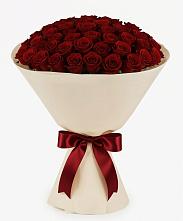 Букет 101 Бордовая роза Блэк Бакарра в Балтаси