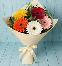 Букет цветов из:  Герберы #REPLACE_PRED# Балтаси