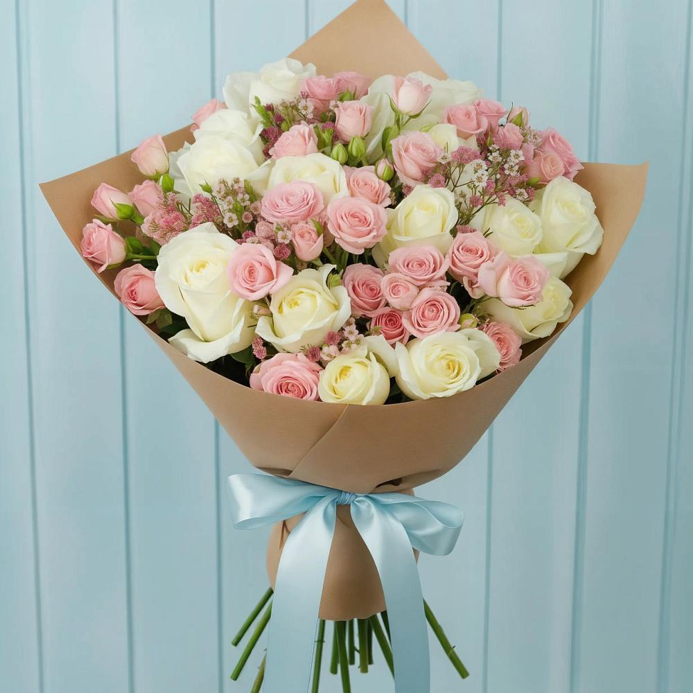 Букет цветов из: Розы в Балтаси