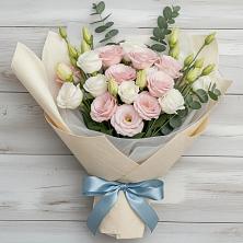 Букет цветов из:  Лизиантусы в Балтаси