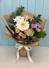 Букет цветов из:  Герберы и Хризантемы в Балтаси