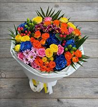 Букет цветов из:  Розы и Хризантемы #REPLACE_PRED# Балтаси