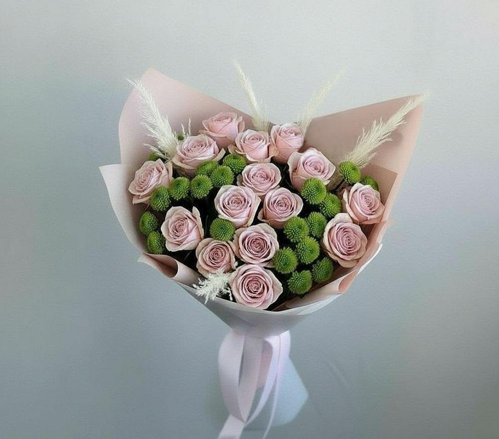 Букет цветов из: Розы и Хризантемы в Балтаси