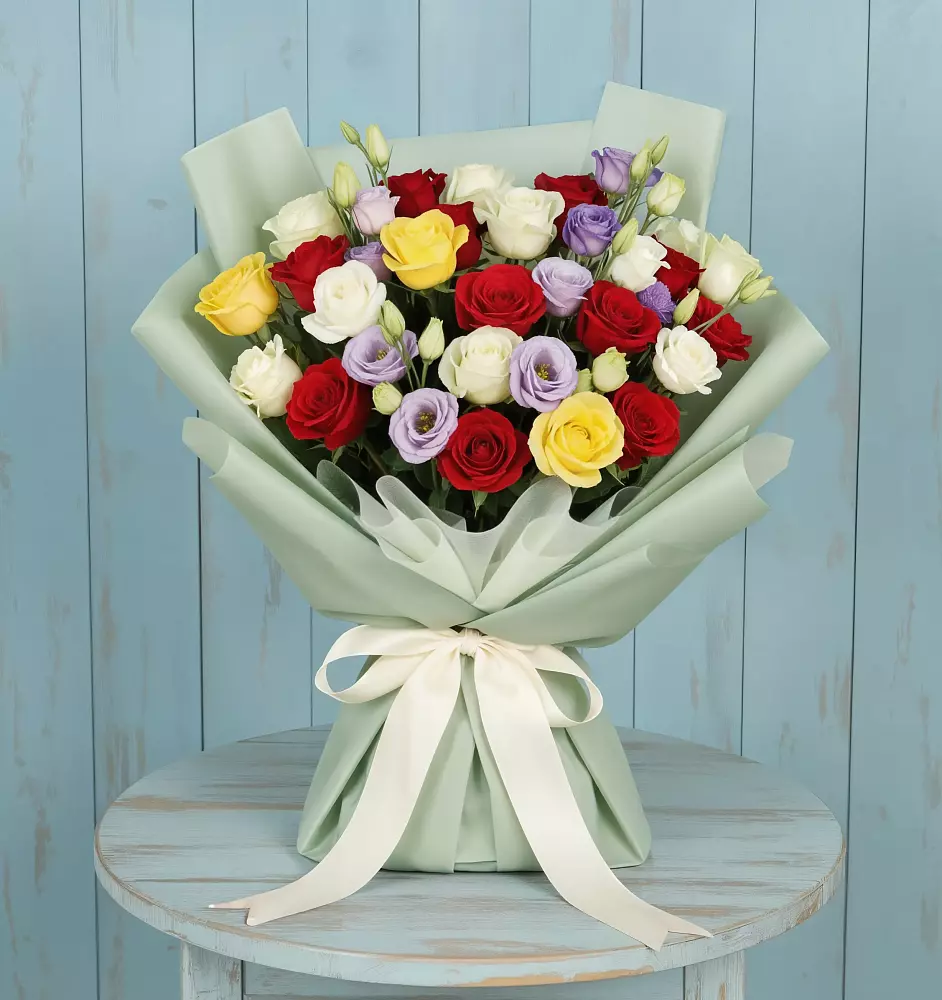 Букет цветов из: Розы в Балтаси