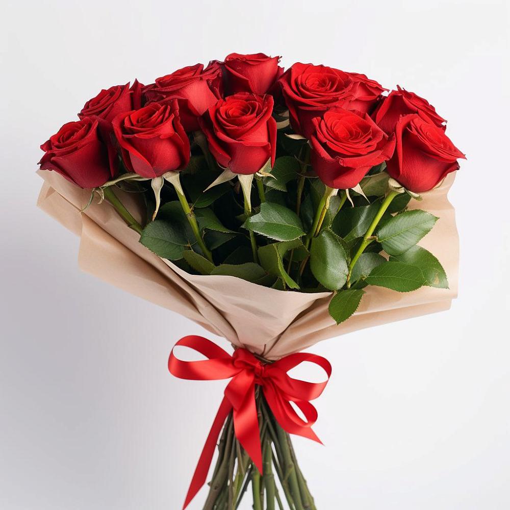 Букет 11 Красных роз Эдлесс Лав в Балтаси